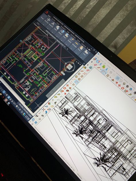 Autocad Aesthetic, Architect Student Aesthetic, Civil Engineering Aesthetic, Engineering Student Aesthetic, Structural Engineering Design, Sketch Up, Arch Student, Architecture University, Architecture Study