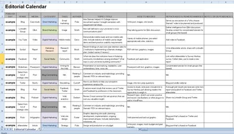 editorial-calendar-sample-1 Social Media Posting Calendar, Social Media Content Calendar Template, Editorial Calendar Template, Social Media Calendar Template, Marketing Calendar Template, Content Calendar Template, Social Media Content Calendar, Marketing Calendar, Editorial Calendar