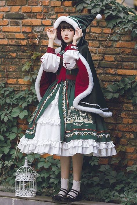 Shopping Link, Op Dress, Lolita Outfits, Dress Shopping, Japanese Street Fashion, Sweet Lolita, Christmas Fashion, Harajuku Fashion, Lolita Dress