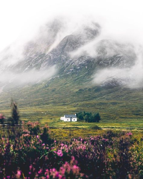 Glen Coe, Scotland - by Jack Anstey  One of my favorite places. I want that house!! Glen Coe, Sacred Sites, Oxford England, England London, Skye Scotland, Scotland Castles, Scotland Highlands, Cornwall England, Scottish Landscape