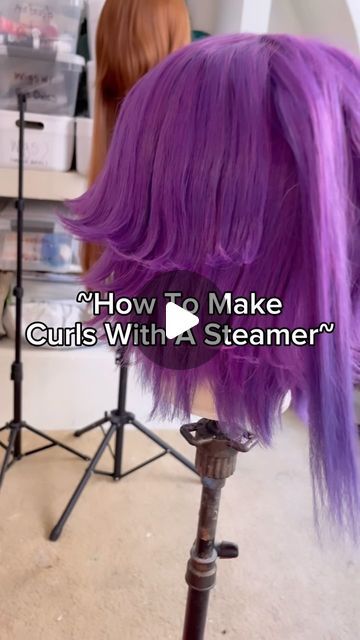 How To Style Wigs, Flip Curls, Cosplay Wig Tutorial, Wigs Cosplay, Cosplay Tutorial, Costume Wigs, Crimping, Cosplay Wig, Wig Styles