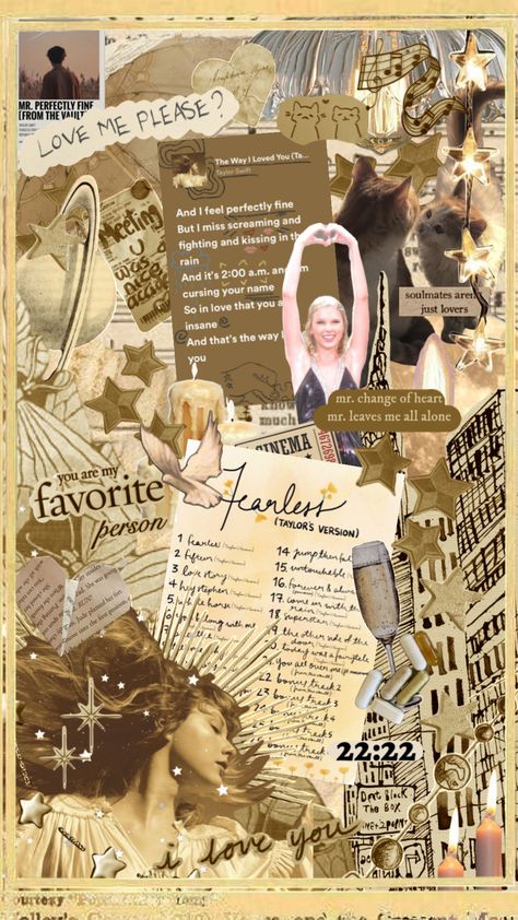 Taylor Swift Fearless Aesthetic Collage, Fearless Taylor Swift Aesthetic Collage, Fearless Collage Taylor Swift, Taylor Swift Wallpaper Aesthetic Fearless, Fearless Wallpaper Aesthetic, Fearless Era Aesthetic, Taylor Swift Fearless Era Aesthetic, Taylor Swift Fearless Aesthetic, Fearless Collage