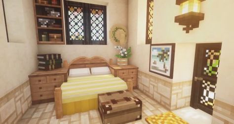 Cottagecore House Interior, Chalet Minecraft, Bedroom Cottagecore, Minecraft House Interior, Cottagecore Bedroom Ideas, Cottagecore Interior, Bedroom Ideas Minecraft, Minecraft Houses Interior, Cottage Core Minecraft House