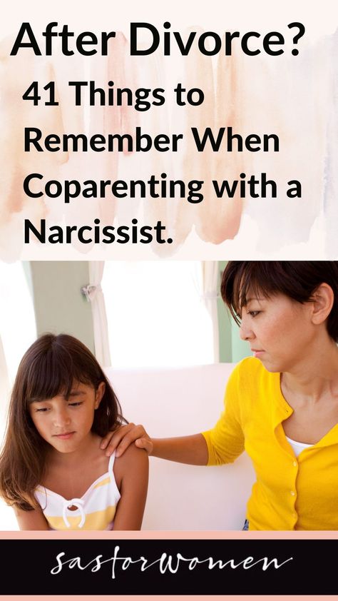 Coparenting with a narcissist is one of the hardest things you may ever do. You deserve credit for modeling the healthiest thing you can to your kids by having no contact with this person at all. If you had your choice you'd be done with him, but he's your children's other parent. Learning how to deal with a narcissistic parent is a critical piece of your recovery from having married one. Newly Divorced Mom, Narcissistic Husband, Parallel Parenting, Narcissistic Men, Narcissism Relationships, Divorced Parents, Parental Alienation, Narcissistic Parent, Best Marriage Advice