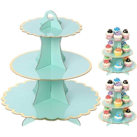 Cardboard Cupcake Stand, Acrylic Cupcake Stand, Afternoon Tea Wedding, 3 Layer Cakes, Wedding Plate, Tea Wedding, Cupcake Tiers Stand, Cupcake Stands, Cupcake Holder