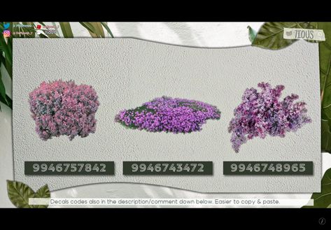 7ious Bloxburg Decals, Bloxburg Bushes Decals, Bloxburg Plant Decals Codes, Plant Decals Bloxburg, Bloxburg Photos, Plant Decals, Id Bloxburg, Decal Bloxburg, Brown Hair Roblox Id