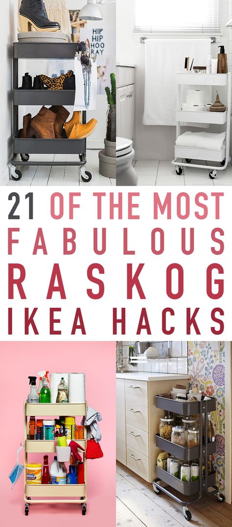 21 Of The Most Fabulous Raskog IKEA Hacks  #IKEA, #IKEAHack, #IKEARaskogHack, #IKEAHackRaskog, #IKEAHackOrganizing, #Organizing, #OrganizingKitchen, #Organization, IKEA, IKEAOrganizing, Hacks Raskog Ikea, Ikea Raskog Cart, Raskog Cart, Ikea Cart, Ikea Raskog, Ikea Hack Ideas, Cottage Market, Furniture Movers, Ikea Furniture Hacks