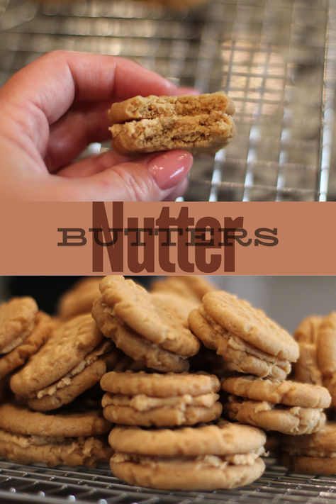 Diy Nutter Butter Cookies, Home Made Nutter Butter Cookies, Nutter Butter Cookie Recipes, Nutter Butter Recipes, Homemade Nutter Butter Cookies, Homemade Peanut Butter Cookies, Nutter Butter Cookies, Nutter Butter, Roll Cookies