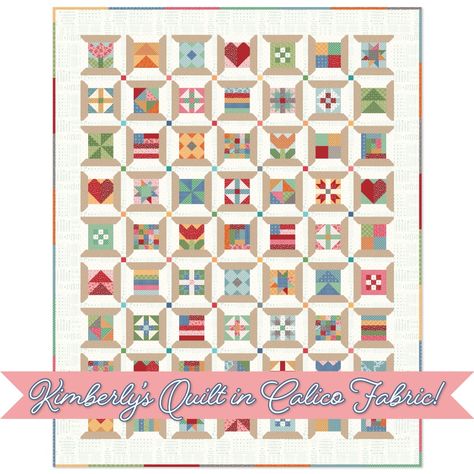 Quilt Crochet, Puffy Quilt, Applique Techniques, Quilt Sampler, Spool Quilt, Big Block Quilts, Cross Stitch Tutorial, Scrappy Quilt Patterns, Lori Holt