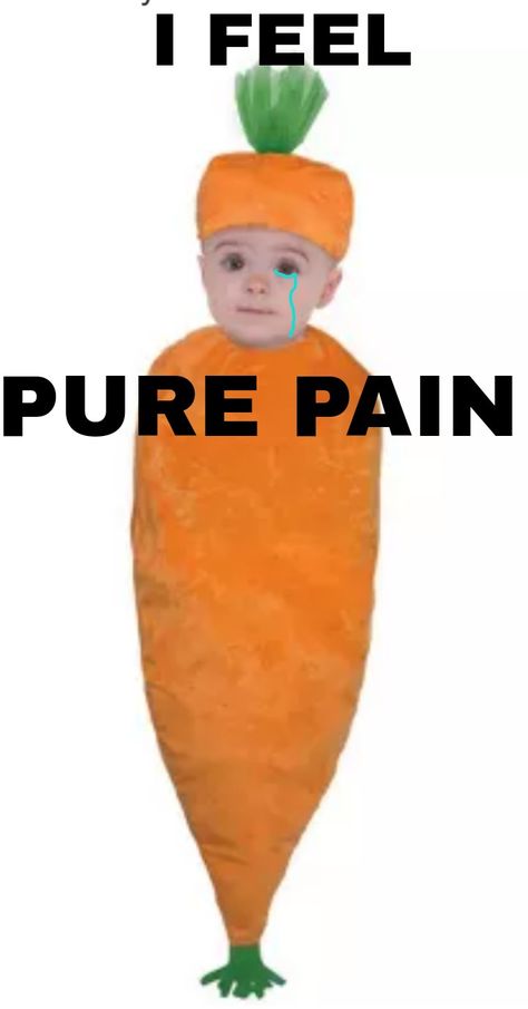 Carrot Baby is crying Carrot Baby only feels PAIN Carrot Memes Funny, Carrot Baby, Meme Reaction, Baby Carrots, Animal Pillows, Just Girly Things, Funny Babies, Art Style, Carrots