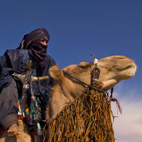 Tuareg and camel - Libya | Tuareg people are impressive: the… | Flickr Kel Tamasheq, Interesting Costumes, Shai Hulud, Desert People, Tuareg People, African People, Libya, African Culture, Ncis