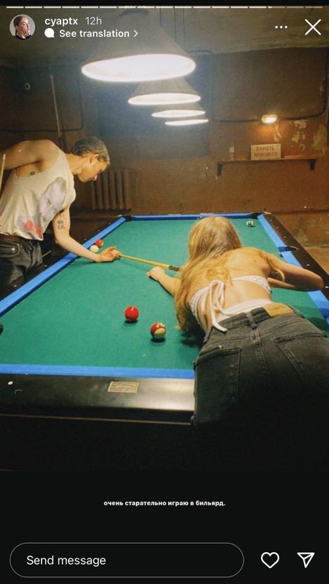 Pool Table Aesthetic, Pool Table Photoshoot, Joey And Aoife, Manifest Aesthetic, Kissing Technique, Redeeming 6, Pool Photoshoot, Playing Pool, Pic Pic