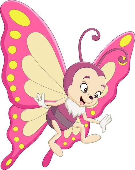 Butterfly Cartoon Images, Butterfly On White Background, Funny Butterfly, Hanging Crib, Animal Templates, Beauty Culture, Cartoon Butterfly, Safari Hat