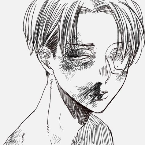 Levi Ackerman (Rivaille) - Shingeki no Kyojin / Attack on Titan Goofy Art, Ackerman Levi, Captain Levi, Art Museums, Anime Base, Dark Pictures, Character Poses, Levi Ackerman, 영감을 주는 캐릭터