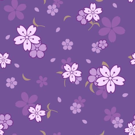 Cherry blossom pattern E Edo purple Purple Cherry Blossom, Cherry Blossom Pattern, Pencil Sketch Drawing, Flower Pattern Design, Japanese Patterns, Doodle Sketch, Purple Wallpaper, Crafty Things, Pencil Sketch