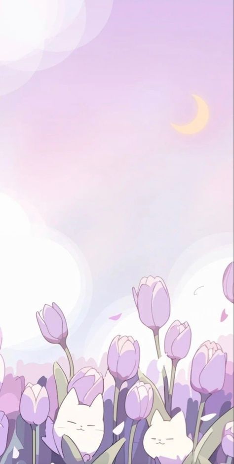 Light Purple Wallpaper, Cute Mobile Wallpapers, Funny Phone, Dreamy Artwork, Moon Baby, Cute Tumblr Wallpaper, Purple Wallpaper Iphone, Pretty Pics, Flower Background Wallpaper