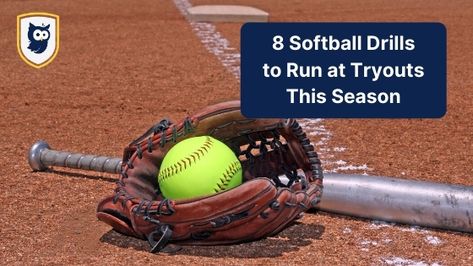 8 Softball Drills to Run at Tryouts This Season - TeamGenius Softball Off Season Training, Softball Tryouts, Softball Team Practice Drills, Softball Warm Up Drills, 10u Softball Practice Drills, Softball Drills For 8u, Softball Practice Drills, Softball Hitting Drills For Timing, Infield Drills For Softball