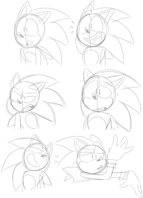 Aww! Cute! Draw Sonic, How To Draw Sonic, Hedgehog Drawing, Hedgehog Art, Drawing Expressions, Sonic And Shadow, Sonic Fan Art, Sonic Art, Art Tutorials Drawing