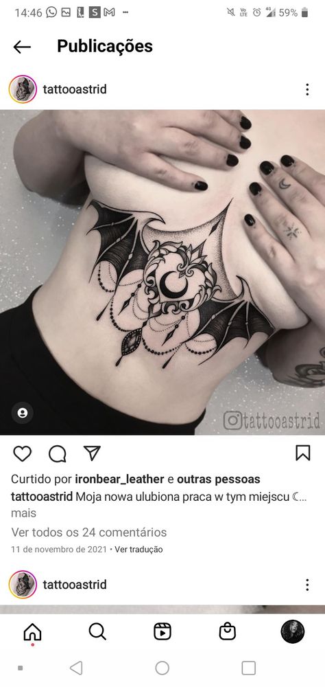 Gothic Belly Tattoo, Halloween Sternum Tattoo, Witchy Underboob Tattoo, Gothic Underboob Tattoo, Goth Sternum Tattoo, Gothic Sternum Tattoo, Womens Chest Tattoo, Feminine Sternum Tattoo, Gothic Tattoos