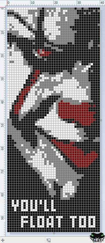 C2c Crochet Pattern Free, Halloween Cross Stitch Patterns, Pixel Art Templates, Pixel Crochet, Pixel Art Grid, Tapestry Crochet Patterns, Halloween Cross Stitches, Plastic Canvas Patterns Free, Cross Stitch Bookmarks