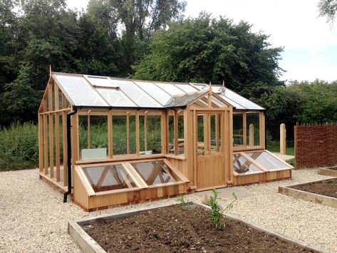 Timber Frame Greenhouse, Fruit Cages, Glass Green House, Timber Greenhouse, Wooden Greenhouse, Greenhouse Construction, Fruit Cage, Victorian Greenhouses, Diy Greenhouse Plans