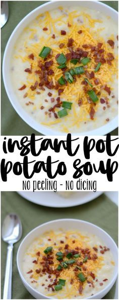 Easy Instant Pot Potato Soup, Instant Pot Potato Soup, Soup Potato, Potato Soup Easy, Creamy Recipes, Instant Pot Soup Recipes, Instant Pot Soup, Potato Soup Recipe, Hash Brown