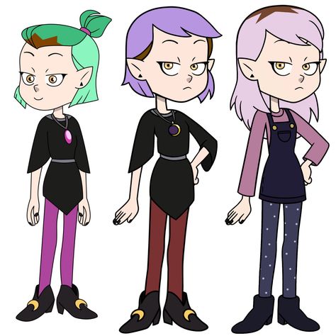 Perky Goth, Different Hair Styles, Amity Blight, Different Hair, House Clothes, Cute Animal Drawings Kawaii, Character Home, Character Design Animation, Anime Character Drawing