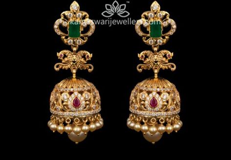 Short Necklaces, Gold Jhumka Earrings, Gold Jewels Design, Antique Necklaces Design, Gold Jewellry, Antique Necklaces, Gold Earrings Models, Fancy Jewelry Necklace, Modern Gold Jewelry