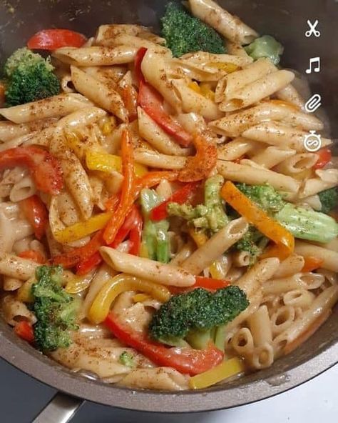 Rasta pasta with broccoli I... - Vegan & Plant Based Recipes | Facebook Stir Fry Pasta, Pasta Primavera Salad, Pasta With Broccoli, Broccoli Plant, Rasta Pasta, Vegan Recipes Beginner, Broccoli Recipe, Jerk Seasoning, Broccoli Recipes