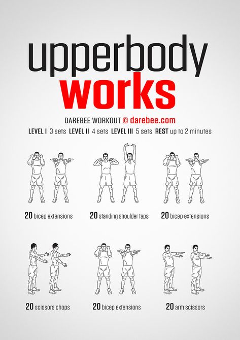 Upper body workout by Darebee Darebee Upper Body Workout, Short Upper Body Workout, Upper Body Bodyweight Workout, Bodyweight Upper Body Workout, Upper Body Workout Gym, Beginner Pilates, Home Workout Men, Arm Workout Women, Pilates Video