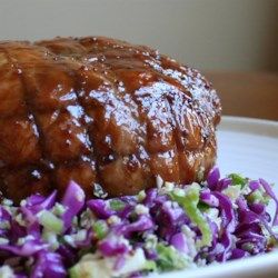 Roast Pork with Maple and Mustard Glaze Boneless Pork Loin Roast, Maple Mustard, Pork Glaze, Roast Pork, Pork Loin Roast, Glaze Recipe, Pork Loin, Pork Roast, Everyday Food