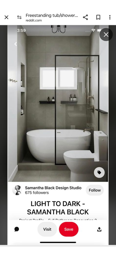 Soak Tub With Shower Head, Soaking Tub In Shower Area, Soaker Tub Small Bathroom, Shelving Ideas For Small Bathrooms, Free Standing Tub Shower Combo, Freestanding Tub Shower Combo, Soaker Tub Shower Combo, Bad Inspo, Shower Bath Combo