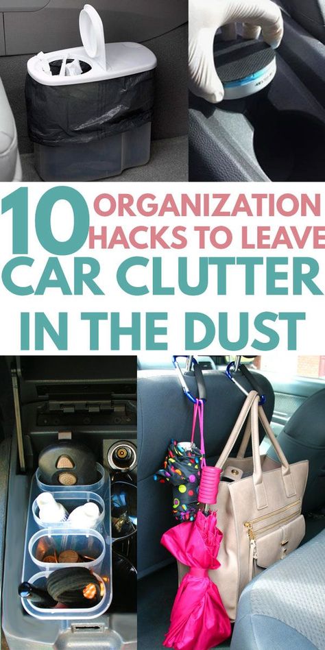 CAR ORGANIZATION is easy with these creative DIY ideasFind tricks and hacks such as a secret compartment in the front seat cup holdercompartmentalized console dollar store trash canultimate trunk organization for all kinds of accessories with hanging shoe organizersglove box tips and how to make your backseat babytoddlerkidsor teenagers at ease with more legroom and headspace eve in a small car. Glove Box Essentials, Car Change Holder Ideas, Car Organization Ideas Diy, Small Car Storage Ideas, Car Compartment Organization, Small Car Organization, Car Organizing Ideas, Glove Compartment Organization, Car Glove Box Organization