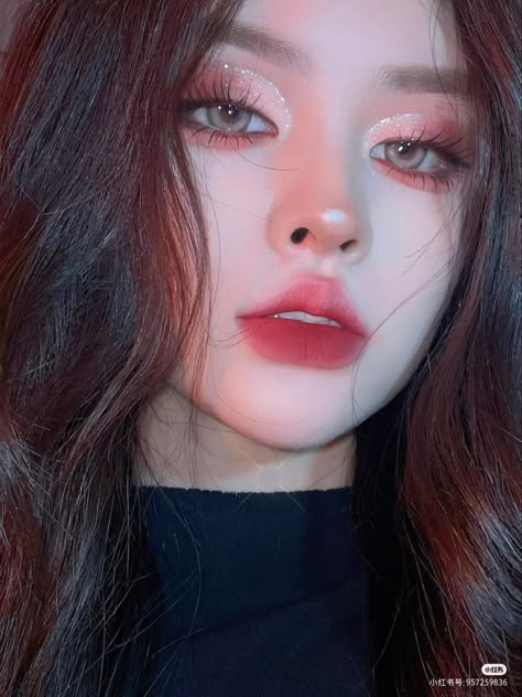 Douyin Beauty, Chinese Makeup, Punk Makeup, Doll Eye Makeup, Korean Eye Makeup, Ulzzang Makeup, Ethereal Makeup, Fancy Makeup, Asian Eye Makeup