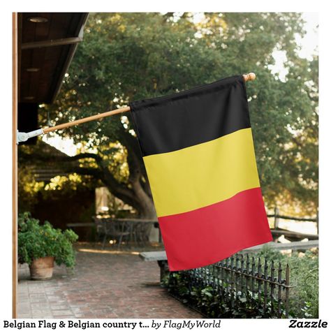 Belgian Flag & Belgian country travel / Belgium France National Flag, Ivory Coast Flag, Belgian Flag, Malta Flag, Flags Europe, Nigeria Flag, Belgium Flag, Italian Country, Italy Gift