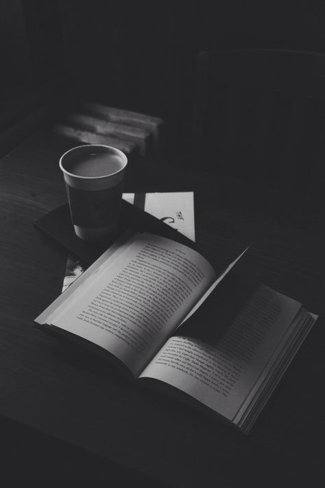 Aesthetic Wallpaper Black, Aesthetic Books, Black Book, Wallpaper Black, Black And White Aesthetic, White Aesthetic, Cup Of Coffee, Aesthetic Wallpaper, Black And White