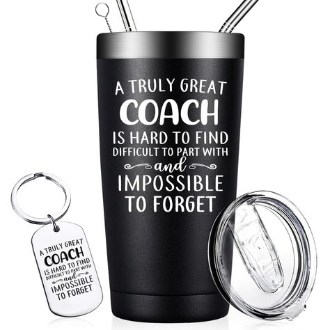 PRICES MAY VARY. COACH GIFTS FOR MEN - Tumblers with funny messages and delicate design images will be great gift ideas for basketball coach gifts, soccer coach gifts, volleyball coach gifts, swim coach gifts, softball coach gifts, track coach gift, PE coach gifts or gym coach gifts. BEST COACH GIFTS - This best coach gift is suitable for best men or women coach to show how you appreciate them. It is a perfect gift for birthday, teacher's day, Christmas or just because. PREMIUM MATERIAL AND BPA Golf Coach Gifts Ideas, Volleyball Coaches Gift Ideas, Swim Coach Gifts, Track Coach, Coach Tumbler, Coaches Gifts, Volleyball Coach Gifts, Softball Coach Gifts, Basketball Coach Gifts