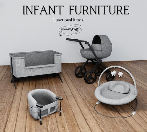 Infant Furniture, bouncer highchair pram stroller crib bassinet thesims4 ts4 ts4cc ccfinds the sims 4 thesims4cc functional baby toddler bedroom nursery Sims 4 Infant Seat Cc, Sims 4 Functional Bassinet, Stroller Cc Sims 4, Sims 4 Infant Cribs Cc, Sims 4 Cc Functional Stroller, Sims 4 Baby Cribs Functional Cc, Functional Crib Sims 4 Cc, Sims 4 Cc Baby Furniture Functional, Baby Cc Sims 4 Furniture