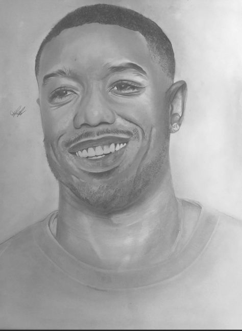 Micheal b Jordan pencil drawing. Micheal B Jordan Drawing, Michael B Jordan Drawing, Jordan Drawing, Chris Jordan, Michael B Jordan, Drawing Inspo, Drawing Easy, Art Inspiration Drawing, Pencil Drawing