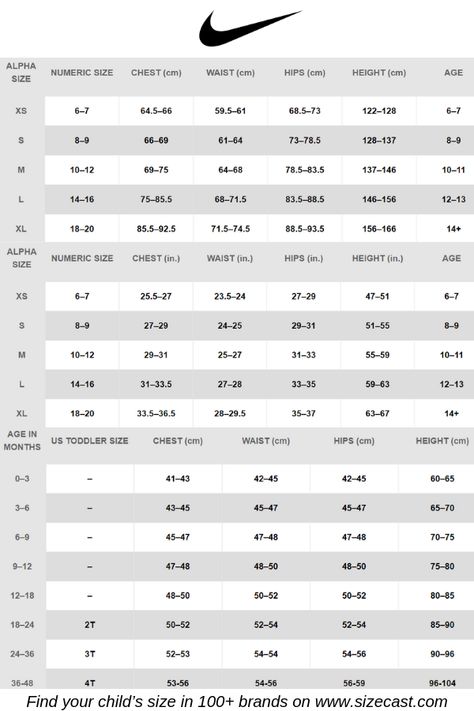 Nike size chart, baby clothes size chart, baby clothing size chart, kids clothes size chart, kids clothing size chart, Predict your baby's future size in Nike and 100+ other brands on www.sizecast.com Baby Clothing Size Chart, Baby Growth Chart, Female Plus Size, Organization Binder, Baby Clothes Size Chart, Carters Size Chart, Baby Gloves, Baby Clothes Sizes, Baby Size Chart