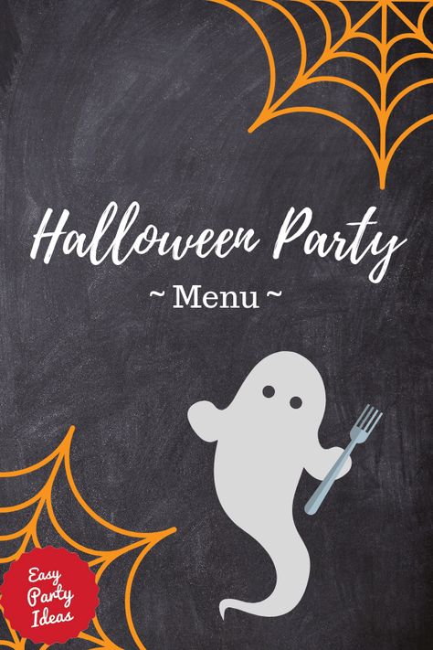 Spooktacular Halloween Party Menu for a festive dinner party. Halloween Party Songs, Halloween Dinner Party Menu, Halloween Scene Setters, Halloween Party Menu, Halloween Finger Foods, Festive Dinner Party, Scary Sounds, Halloween Party Appetizers, Halloween Dinner Party