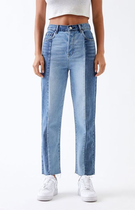 a424ed4bd3a7d6aea720b86d4a360f75desc46067806ri High Waisted Straight Leg Jeans, Straight Leg Jeans Outfits, Cute Pants, Cute Jeans, Teen Fashion Outfits, Vintage Jeans, Cute Casual Outfits, Favorite Jeans, Jean Outfits