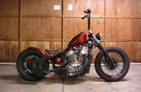 chopper | bobber | shadow vt600 Honda Shadow Bobber, Moto Chopper, Shadow Bobber, Motos Bobber, Honda Bobber, Old School Motorcycles, Bobber Custom, Chopper Bobber, Harley Bobber