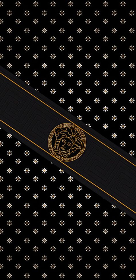 Versace Wallpaper Iphone, Versace Logo Wallpapers, Gold Versace Wallpaper, Versace Wallpaper, Chanel Wallpapers, Logo Wallpaper Hd, Preppy Stickers, Christmas Wallpaper Backgrounds, Hd Phone Wallpapers