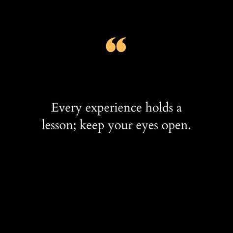 In the grand classroom of life, every experience, whether joyous or challenging, carries a hidden lesson waiting to be uncovered. 🌟 We just have to keep our eyes wide open, our hearts receptive, and our minds curious. 💭✨ Life has a unique way of teaching us, often through unexpected twists and turns. Each moment is an opportunity to learn, to grow, and to evolve into the best versions of ourselves. 🌱💫 So, let's embrace every experience with gratitude, knowing that within it lies a valuable ... Eye Opener Quotes, Curious Quotes, Based Quotes, Eye Opening Quotes, Experience Quotes, Eyes Wide Open, Bullet Journal Notebook, Journal Notebook, Gratitude