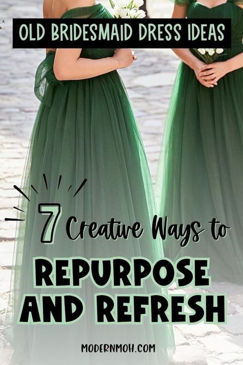 Repurposed Bridesmaid Dress, Bridesmaid Hacks, Bridesmaid Etiquette, Dress Makeover, Bridesmaid Dress Ideas, Dress Upcycle, Bridesmaid Tips, How To Breathe, Gorgeous Bridesmaid Dresses