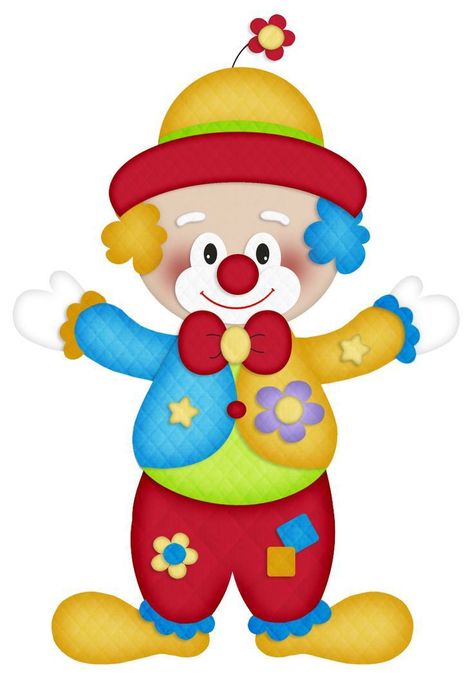 Clown Crafts, Circus Crafts, Thema Circus, Clown Party, Cute Clown, Send In The Clowns, Clown Faces, Clipart Baby, Circus Clown