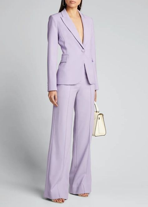 Chic Suits For Women, Taylor Photoshoot, Spring Collection Fashion, Suit Length, Office Suit, Adam Lippes, Pant Suits, Woman Suit Fashion, Pantsuits For Women