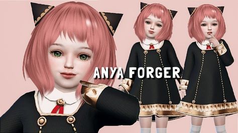 Anya Forger Spy X Family | Patreon Sims 4 Cc Anya Forger, Spy X Family Sims 4 Cc, Sims 4 Cc Anime Cosplay, Sims 4 Cc Cosplay, Anya Forger Spy X Family, Sims 4 Anime, Sims 4 Body Mods, Sims 4 Toddler, Sims House Design