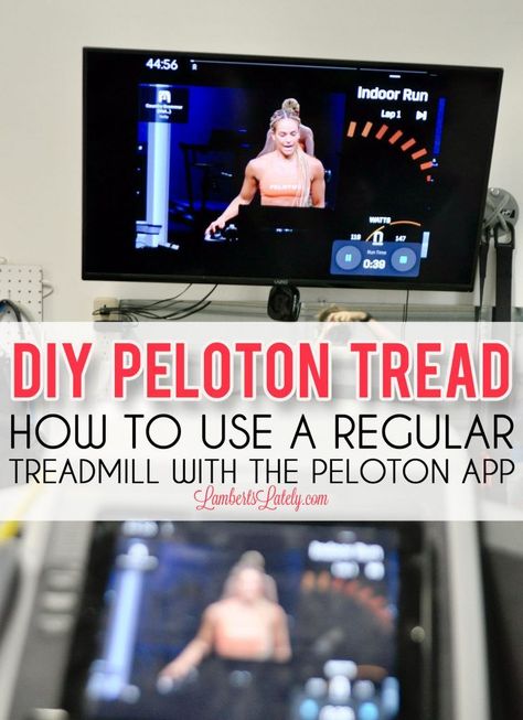 Find out how to use a regular treadmill with the Peloton app and a Stryd pod to make a DIY Peloton Tread. Peloton Treadmill, Garage Home Gym, Peloton Tread, I Hate Running, Peloton Bike, Good Treadmills, Apple Health, Running On Treadmill, Screen Mirroring